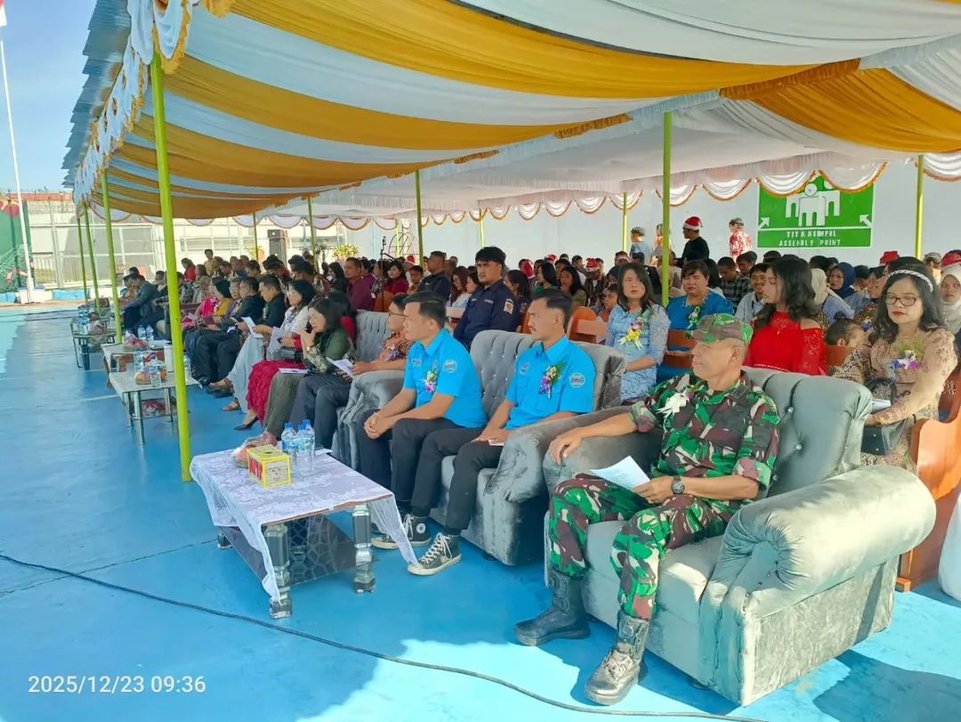 Penuh Kasih Dan Harapan, Dandim 0207/Simalungun Hadiri Perayaan Natal Lapas Narkotika Kelas IIA Pematang Siantar